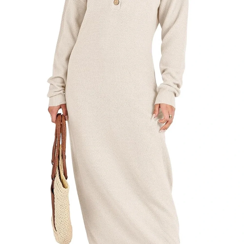 HOT PINK Button-Up Dress - Picture 2 of 6